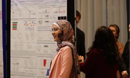 Delegate at the poster presentation PVRI 2026 Dublin