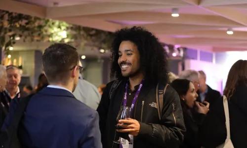 Networking reception at PVRI 2026 Dublin
