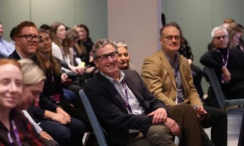 Steve Abram smiling in the IDDI Workstream meeting at PVRI 2026 Dublin
