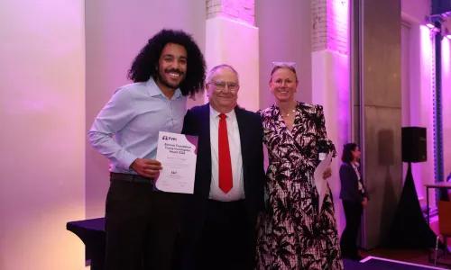 The Butrous Foundation Young Investigator Award winner, Daniel Colon Hidalgo, at the PVRI 2026 Dublin gala dinner