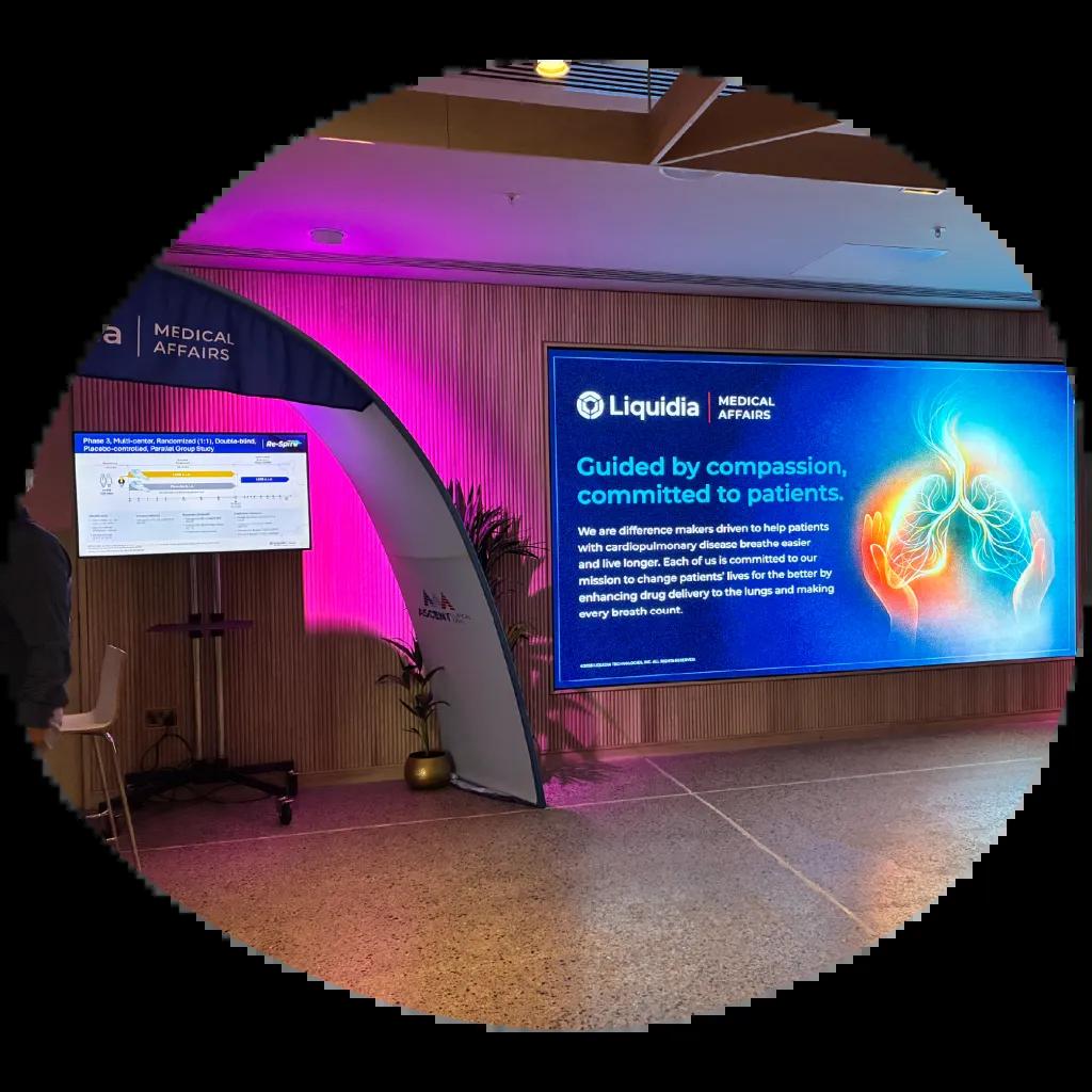 Liquidia exhibition at PVRI 2026 Dublin