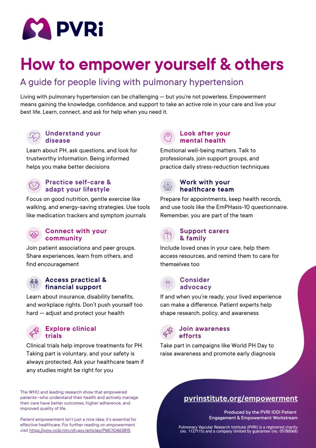 How to empower yourself and others flyer