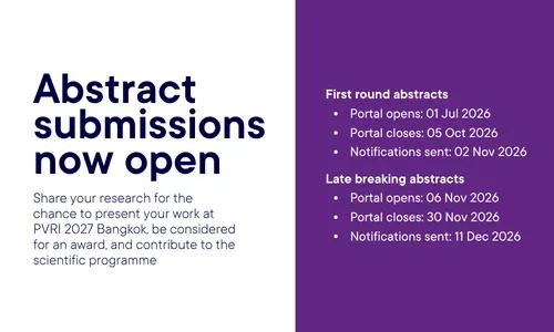 Abstract submissions open graphic